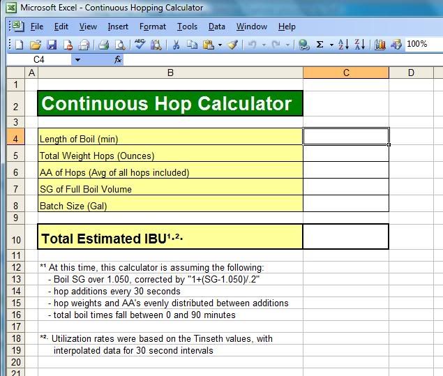 Continuously Hopped IBU Calculator Homebrew Talk Beer, Wine, Mead