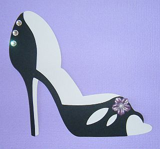 Details about â™¥ x2 High Heel Shoe â™¥Undecorated Stiletto Die-Cuts ...