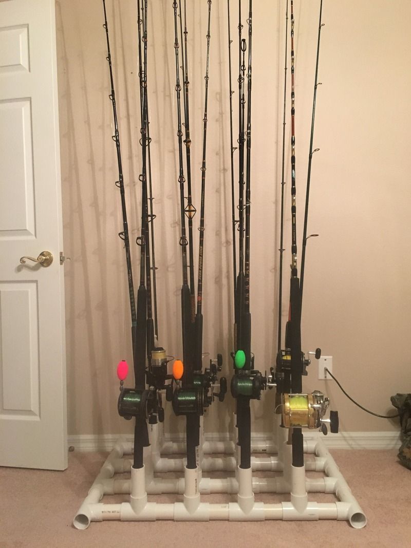 Here is a simple doityourself rod holder for your house. — Florida