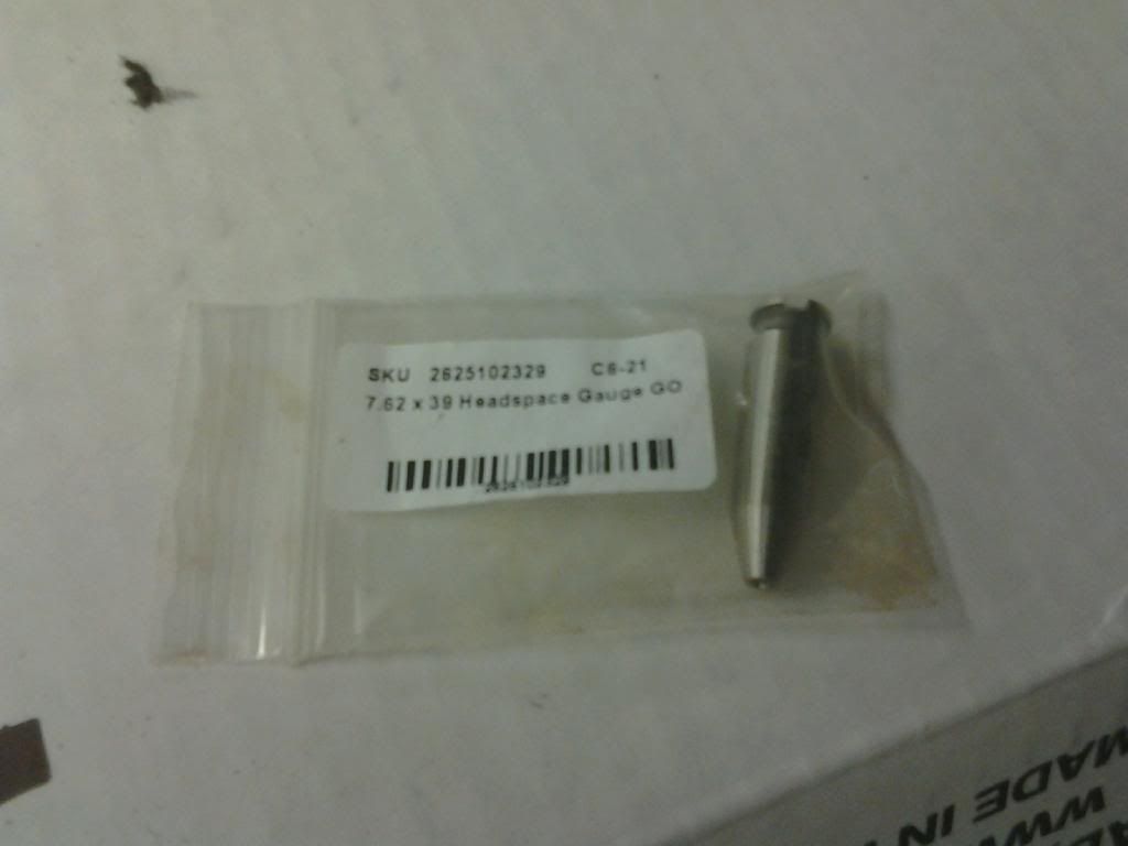 WTS 7.62x39 "Go" Headspace gauge (New)