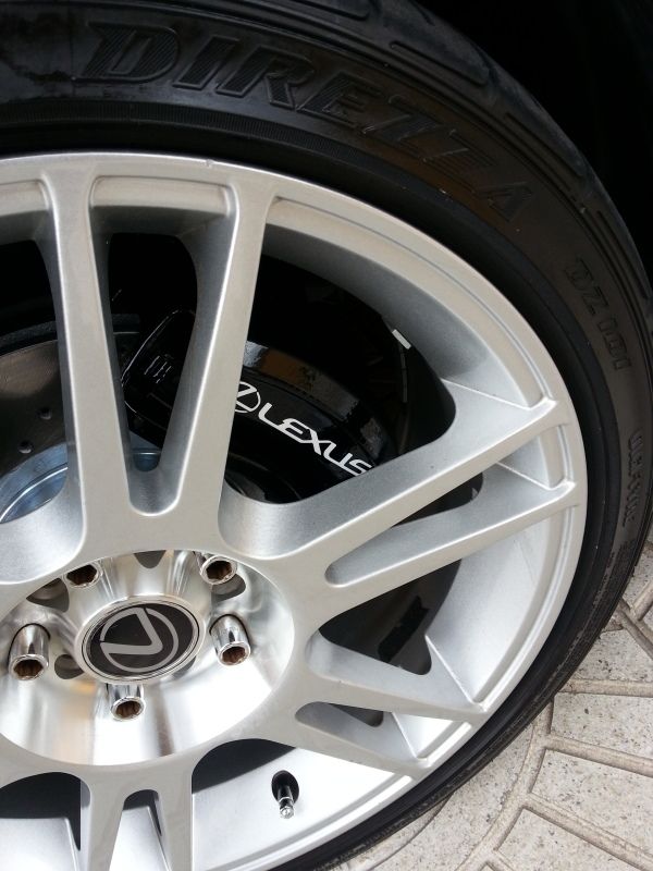 Did some UPGRADES Lexus is200;steering wheel,calipers and dash! Lexus