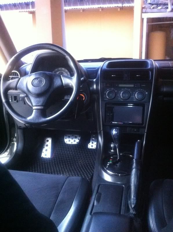 Did some UPGRADES Lexus is200;steering wheel,calipers and dash! Lexus