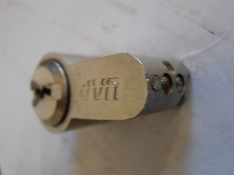 front of an antisnap lock made by UAP