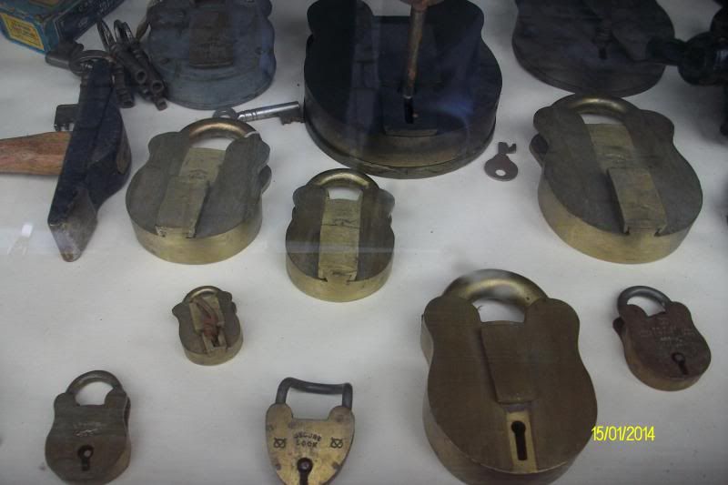 Brass padlocks 1900's