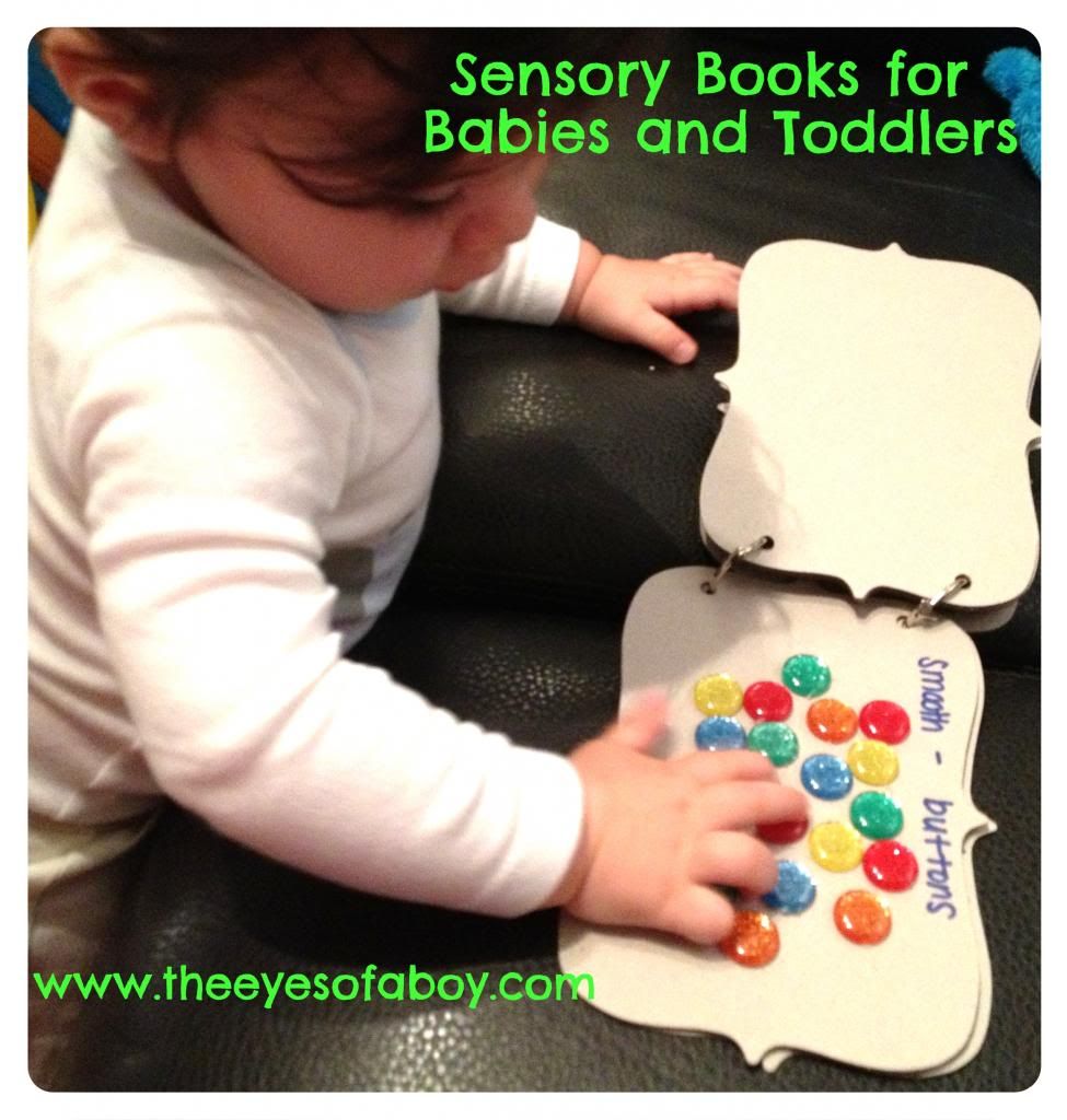 Easy DIY Sensory Books for Babies and Toddlers 