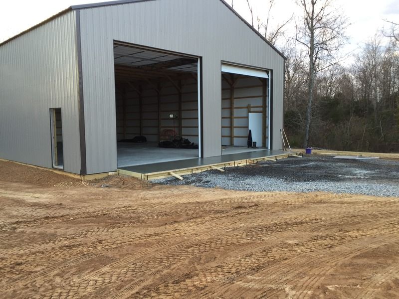 40x60x16 Pole Barn With Heated Floor The Garage Journal Board