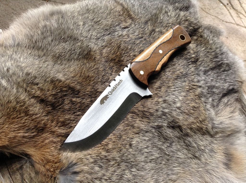 Finished Custom Knife by Quickhatch Knives