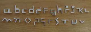 waste font
