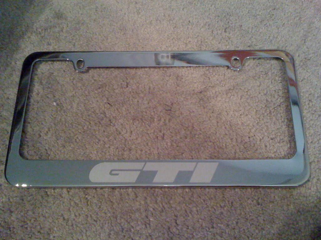 FS GTI License Plate Frame VW GTI Forum / VW Rabbit