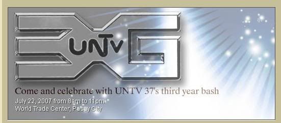 3G UNTV37's 3rd Year Anniversary