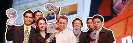 The People who accepted the awards