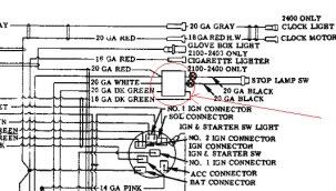 Help identifying something on the wiring diagram - TriFive.com, 1955