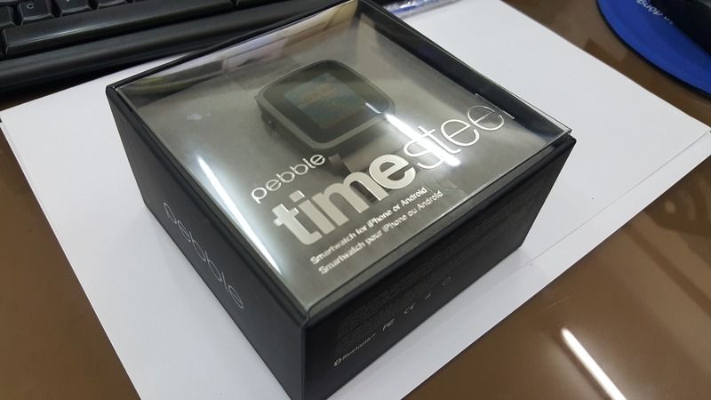 HCM - Pebble Steel + Pebble Time Steel Kickstarter đen hàng đẹp fullbox đây !!!! - 3