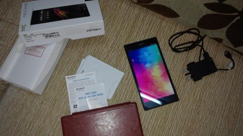 (hình thật )Sony Z Ultra C6802 màu đen chính hãng còn BH mới ~98% fullbox trùng imei