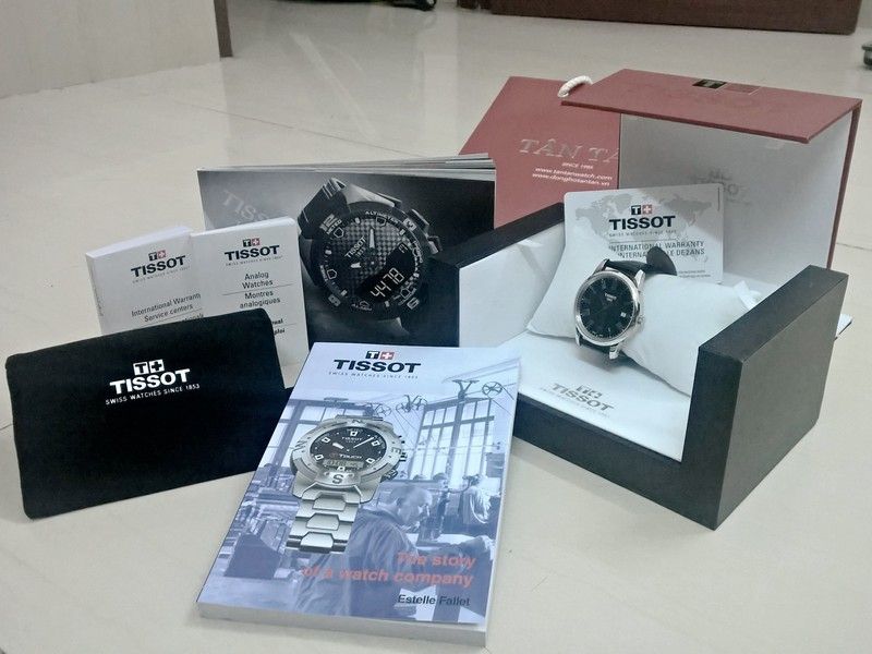 Đồng hồ Tissot nam authentic 100% chưa sử dụng mới mua 6/6/2015 tại Tân Tân đây !!! - 2