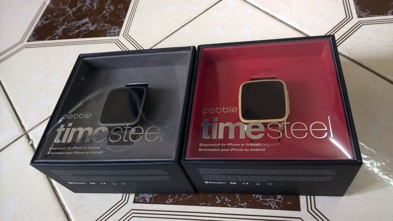 HCM- Pebble Time Steel GOLD mới 100% fullbox nguyên seal !!! - 1