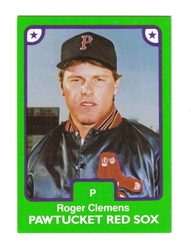 roger clemens rookie. Roger Clemens is a