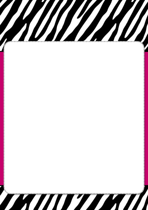 pink and white zebra print background. I could make it more pink if