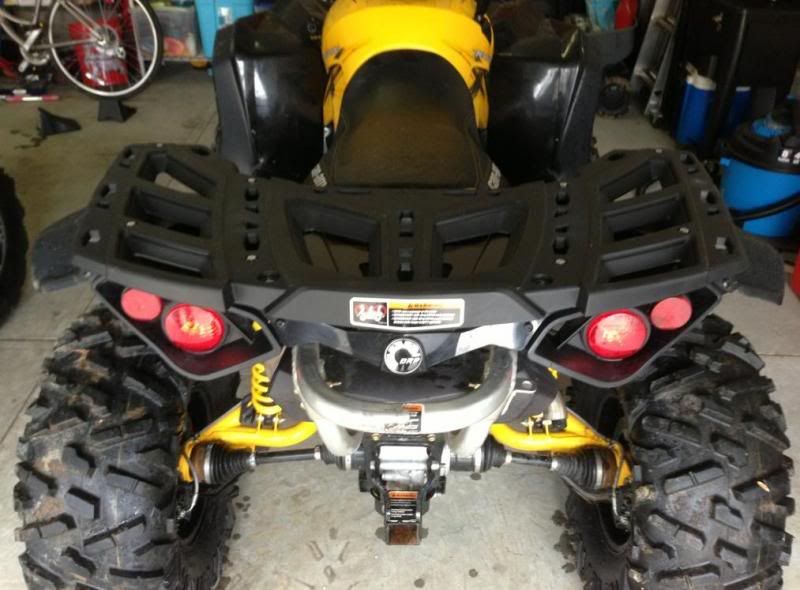 Rear racks on your renegade? CanAm ATV Forum