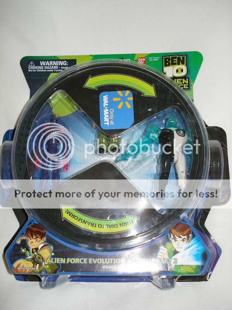 BEN 10 Alien Force Figure Set Evolution  