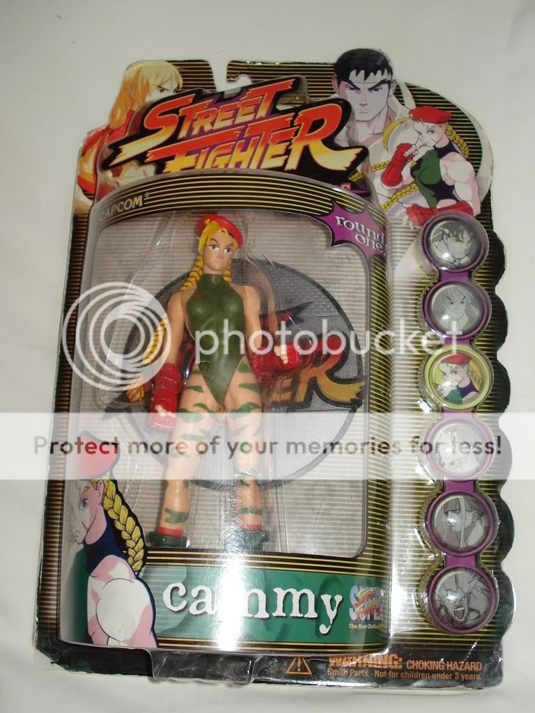 Street Fighter 7 Action Figures REMY & CAMMY Lot  