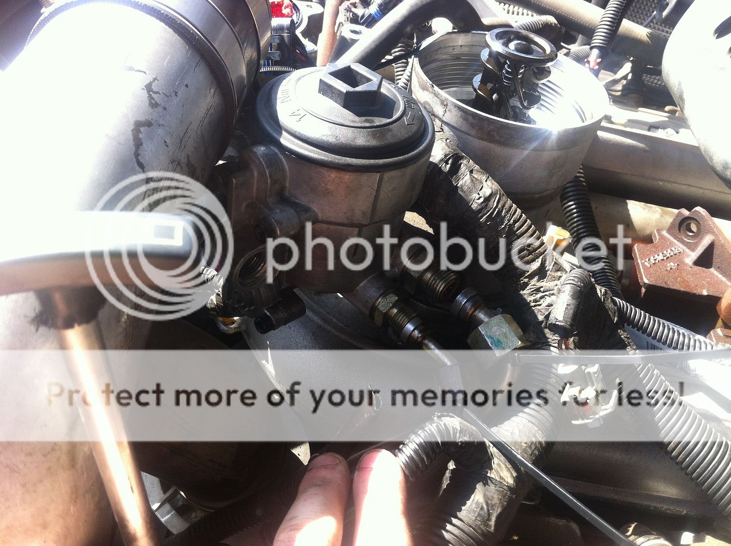 Cannot Remove F250 Fuel Lines