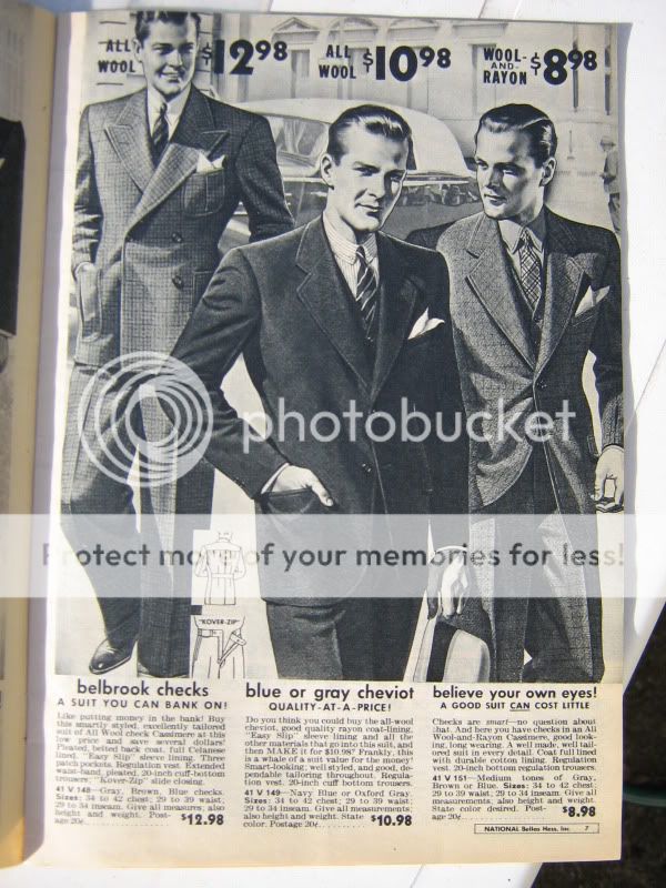 New vintage catalog scans - 1936 National Bellas Hess Menswear Catalog ...