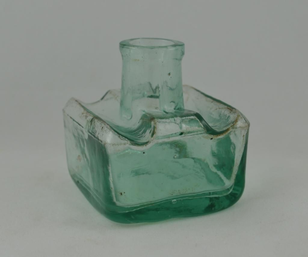 ANTIQUE GERMAN INK BOTTLE GLASS INKWELL ORIGINAL 19th century | eBay